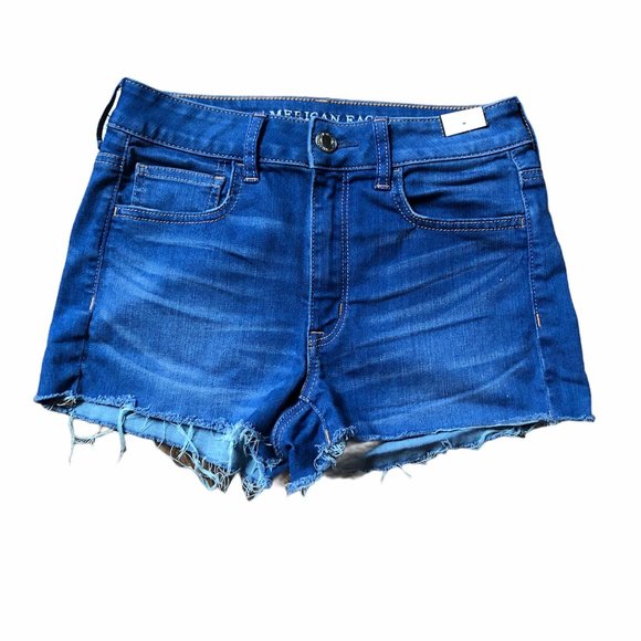 American Eagle High Rise Denim Jean Shorts - Picture 1 of 2